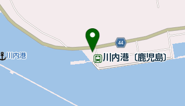 川内港ターミナルの地図画像