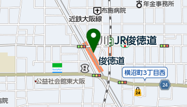 ダイソー 俊徳道店の地図画像