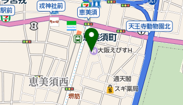 なにわ小町の地図画像