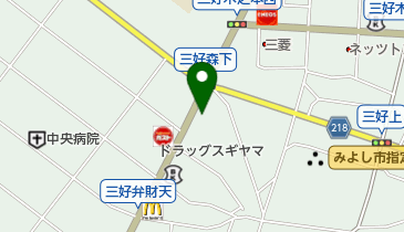 ホワイト急便 三好店の地図画像