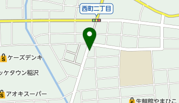 ホワイト急便 稲葉店の地図画像