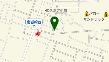 ホワイト急便 南岩崎店の地図画像