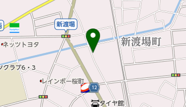 ホワイト急便 桜町店の地図画像