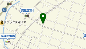 ホワイト急便 高雄店の地図画像