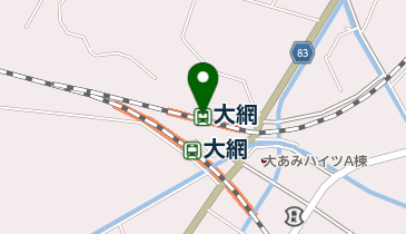 JR東日本 大網駅みどりの窓口の地図画像