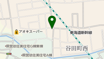 ホワイト急便 オレンジ谷田店の地図画像