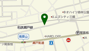 ホワイト急便 北原山町店の地図画像