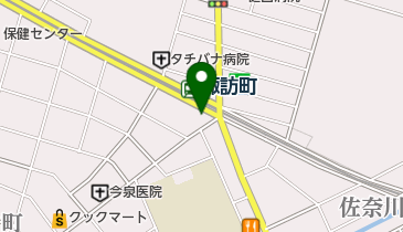 ホワイト急便 諏訪駅前店の地図画像