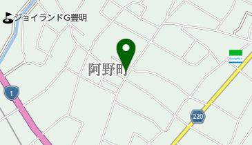 ホワイト急便 阿野店の地図画像