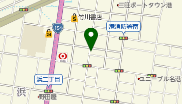ホワイト急便 築地口店の地図画像