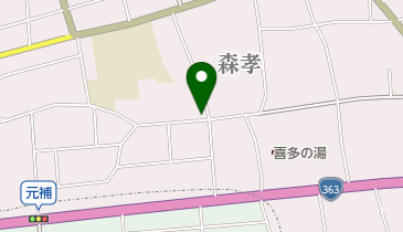 ホワイト急便 森孝一丁目店の地図画像