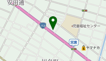 ホワイト急便 安田通店の地図画像