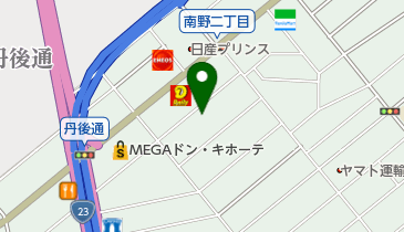 ホワイト急便 南野店の地図画像