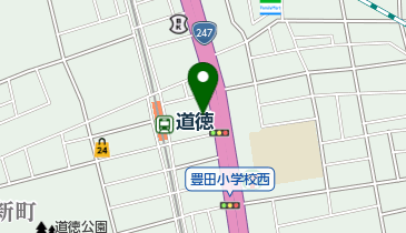 ホワイト急便 道徳店の地図画像