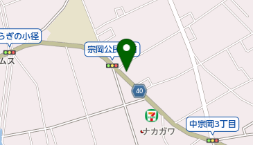 ホワイト急便 中宗岡3丁目店の地図画像