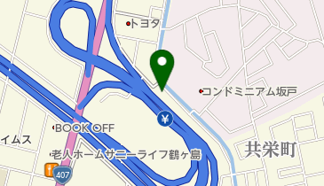 ホワイト急便 共伸店の地図画像