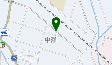 ホワイト急便 中瀬店の地図画像