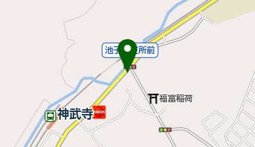 ホワイト急便 池子店の地図画像