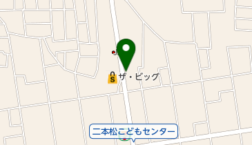 ホワイト急便 二本松ザ・ビッグ前店の地図画像