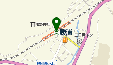 JR東日本 勝浦駅みどりの窓口の地図画像