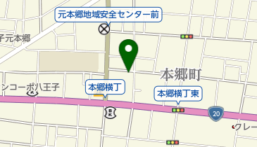 ホワイト急便 八幡町店の地図画像