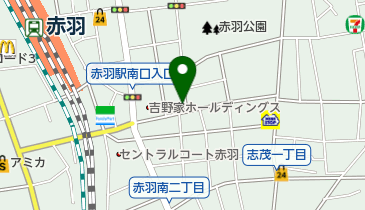 ホワイト急便 赤羽南1丁目店の地図画像