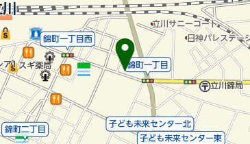 ホワイト急便 立川南口店の地図画像
