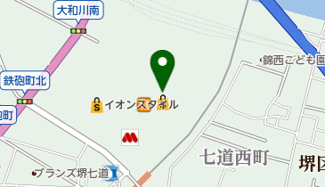 ねこねこ食パン イオンモール堺鉄砲町店の地図画像