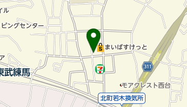 徳丸餃子 酒場の地図画像