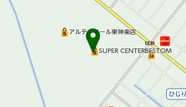 LaundReam(ランドリーム) ベストム東神楽店の地図画像