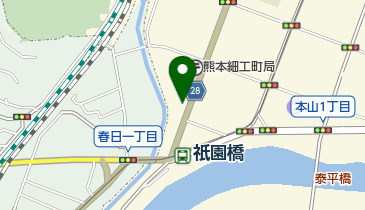 熊本県社会保険労務士会の地図画像