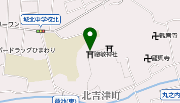 聰敏神社の地図画像