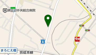 金の鋏 美容室の地図画像