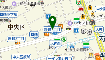謝謝珍珠(シェイシェイパール) 天神店の地図画像