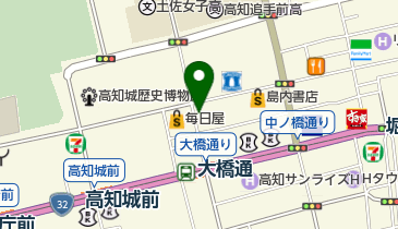 謝謝珍珠(シェイシェイパール) 高知店の地図画像