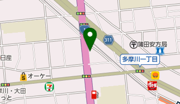 シトロエン 大田の地図画像