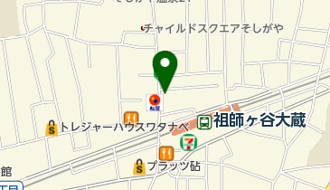 珈琲館 祖師ヶ谷大蔵店の地図画像