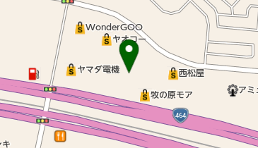 ブルースカイランドリー 牧の原モア店の地図画像