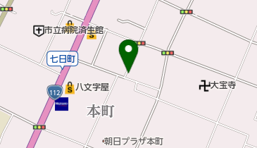 大衆酒場みつ星餃子の地図画像