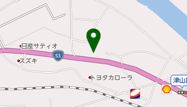 つるや 津山口店の地図画像