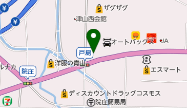 つるや 院庄店の地図画像