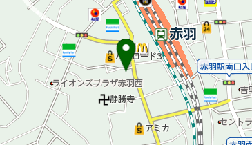 マエノ薬局 赤羽西口店の地図画像
