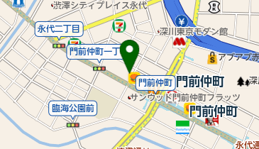 マエノ薬局 門前仲町店の地図画像