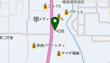 奈良日産奈良店の地図画像