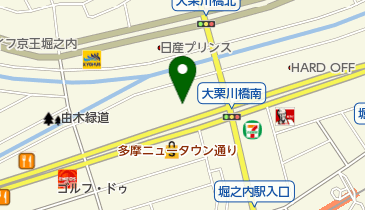 ジープ八王子の地図画像