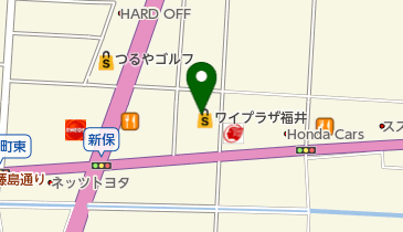 FIT(フィット)365 ワイプラザ福井新保の地図画像