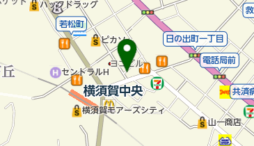 YMSA よこすかピアノスタジオの地図画像