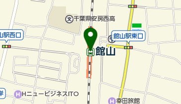 JR東日本 館山駅みどりの窓口の地図画像