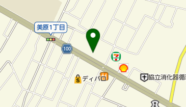 ゆず庵 函館美原店の地図画像