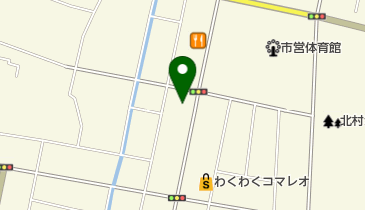 ゆず庵 米沢店の地図画像